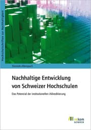 Cover von Nachhaltige Entwicklung von Schweizer Hochschulen