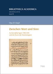 Cover von Zwischen Wort und Sinn