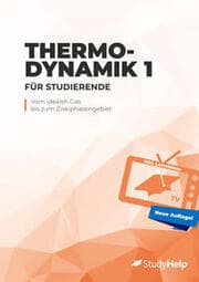 Cover von Thermodynamik 1 für Studierende (neue und überarbeitete Auflage)
