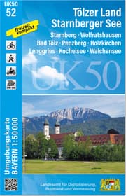 Cover von UK50-52 Tölzer Land, Starnberger See
