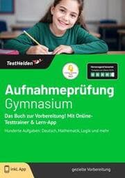 Cover von Aufnahmeprüfung Gymnasium: Das Buch zur Vorbereitung!