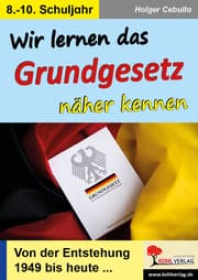 Cover von Wir lernen das Grundgesetz näher kennen