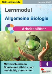 Cover von Lernmodul 4: Allgemeine Biologie / Arbeitsblätter