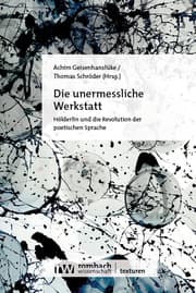Cover von Die unermessliche Werkstatt