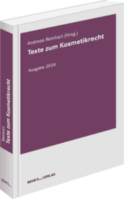 Cover von Texte zum Kosmetikrecht