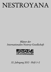 Cover von Nestroyana