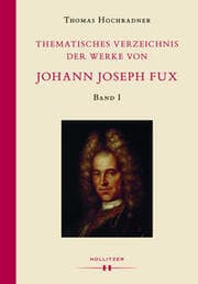 Cover von Thematisches Verzeichnis der Werke von Johann Joseph Fux