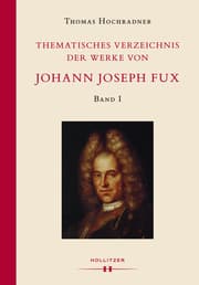 Cover von Thematisches Verzeichnis der Werke von Johann Joseph Fux.