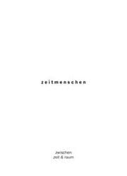 Cover von zeitmenschen