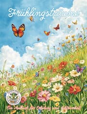 Cover von Frühlingsträume - Ein Malbuch für Erholung und Achtsamkeit