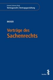 Cover von Verträge des Sachenrechts