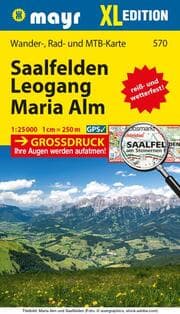 Cover von Mayr Wanderkarte Saalfelden - Leogang - Maria Alm XL 1:25.000