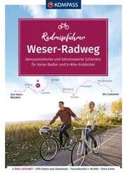 Cover von KOMPASS Radreiseführer Weser-Radweg
