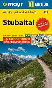 Cover von Mayr Wanderkarte Stubaital XL 1:30.000
