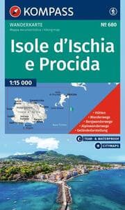 Cover von KOMPASS Wanderkarte 680 Isole d' Ischia e Procida 1:15.000