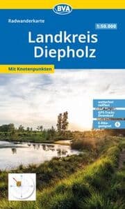 Cover von BVA Radwanderkarte Landkreis Diepholz mit Knotenpunkten 1:50.000
