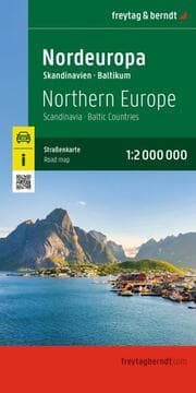 Cover von freytag & berndt Straßenkarte Nordeuropa 1:2 Mio.