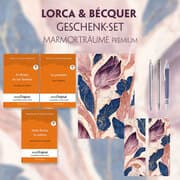 Cover von Lorca & Bécquer Geschenkset - 3 Bücher (mit Audio-Online) + Marmorträume Schreibset Premium