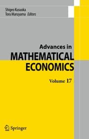 Cover von Advances in Mathematical Economics Volume 17