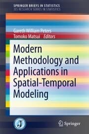 Cover von Modern Methodology and Applications in Spatial-Temporal Modeling