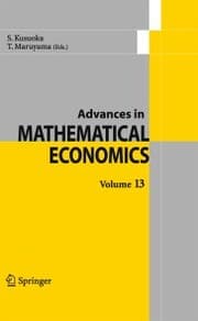 Cover von Advances in Mathematical Economics Volume 13