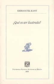 Cover von Qué es ser ilustrado?