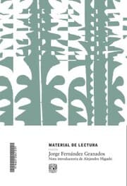 Cover von Jorge Fernández Granados. Material de lectura núm. 223. Poesía. Nueva época
