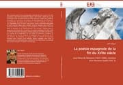 Cover von La poesie espagnole de la fin du XVIIe siecle