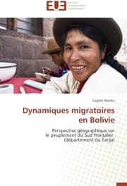 Cover von Dynamiques migratoires en Bolivie