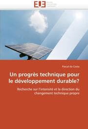 Cover von Un progres technique pour le developpement durable?