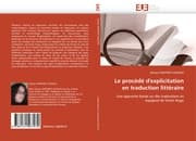 Cover von Le procédé d''explicitation en traduction littéraire