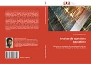 Cover von Analyse de questions éducatives