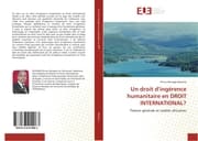 Cover von Un droit dingérence humanitaire en DROIT INTERNATIONAL?