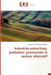 Cover von Industries extractives, prédation: promouvoir le secteur alternatif