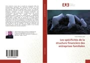 Cover von Les spécificités de la structure financière des entreprises familiales