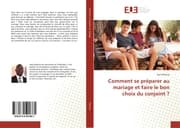 Cover von Comment se préparer au mariage et faire le bon choix du conjoint ?