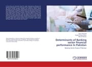 Cover von Determinants of Banking sector financial performance In Pakistan