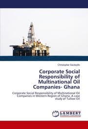 Cover von Corporate Social Responsibility of Multinational Oil Companies- Ghana