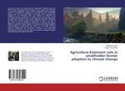 Cover von Agriculture Extension role in smallholder farmer adaption to climate change