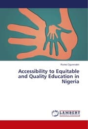 Cover von Accessibility to Equitable and Quality Education in Nigeria