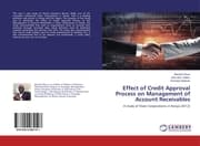 Cover von Effect of Credit Approval Process on Management of Account Receivables