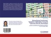 Cover von Hong Kong Cantonese-Speakers Attitudes Towards Tabooed Words Nowadays