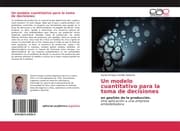 Cover von Un modelo cuantitativo para la toma de decisiones