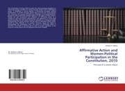 Cover von Affirmative Action and Women Political Participation in the Constitution, 2010