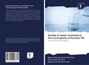 Cover von Quality of water marketed in the municipality of Pombal-PB