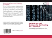 Cover von Estimación del Descuento de Holding en Colombia