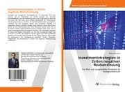 Cover von Investmentstrategien in Zeiten negativer Realverzinsung