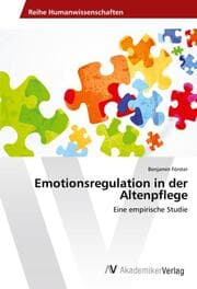 Cover von Emotionsregulation in der Altenpflege