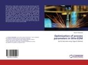 Cover von Optimization of process parameters in Wire-EDM