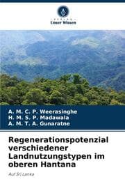 Cover von Regenerationspotenzial verschiedener Landnutzungstypen im oberen Hantana